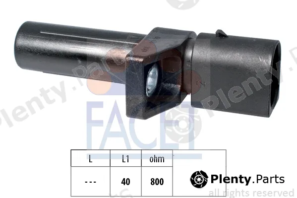 Facet 9.0608 — Sensor, crankshaft pulse Made in Italy - OE Equivalent
