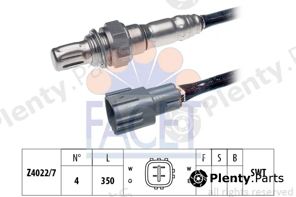Facet 10.7898 — Lambda Sensor Made in Italy - OE Equivalent