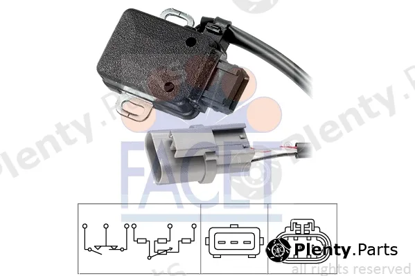 Facet 10.5008 — Sensor, throttle position Made in Italy - OE Equivalent