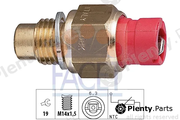 Facet 7.3267 — Sensor, oil temperature Made in Italy - OE Equivalent