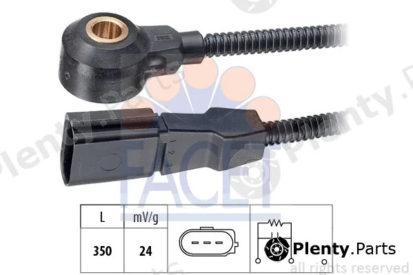 Facet 9.3182 — Knock Sensor Made in Italy - OE Equivalent