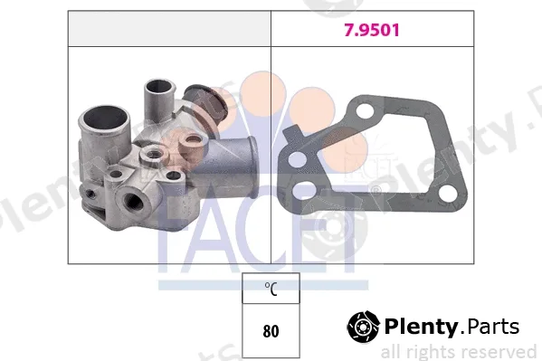 Facet 7.8175 — Thermostat, coolant Made in Italy - OE Equivalent