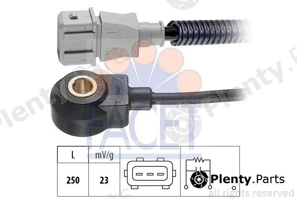 Facet 9.3206 — Knock Sensor Made in Italy - OE Equivalent
