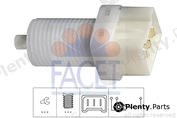 Facet 7.1113 — Stop Light Switch Made in Italy - OE Equivalent