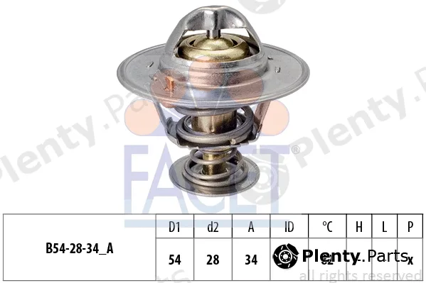 Facet 7.8218S — Thermostat, coolant Made in Italy - OE Equivalent