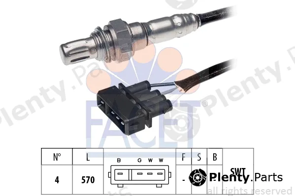 Facet 10.7191 — Lambda Sensor Made in Italy - OE Equivalent