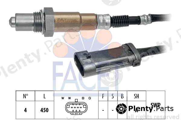Facet 10.8281 — Lambda Sensor Made in Italy - OE Equivalent