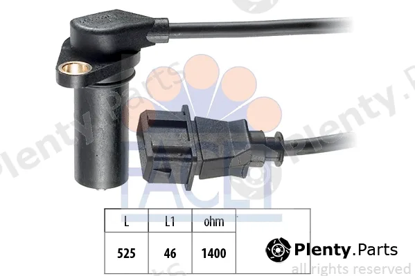 Facet 9.0068 — Sensor, crankshaft pulse Made in Italy - OE Equivalent
