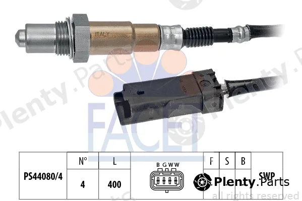 Facet 10.8196 — Lambda Sensor Made in Italy - OE Equivalent