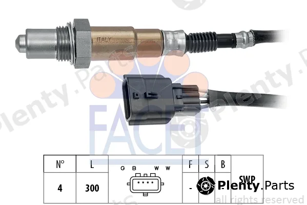 Facet 10.8612 — Lambda Sensor Made in Italy - OE Equivalent
