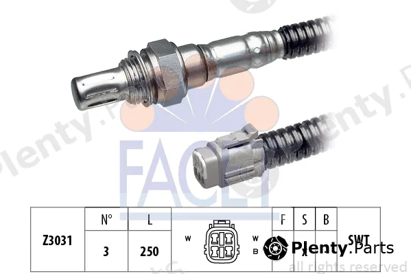 Facet 10.7909 — Lambda Sensor Made in Italy - OE Equivalent