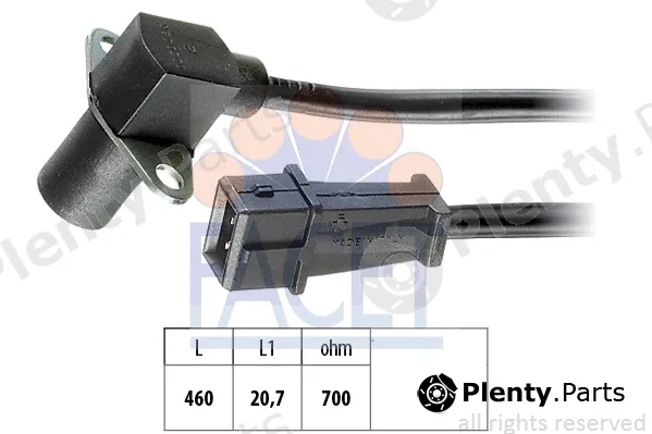 Facet 9.0030 — Sensor, crankshaft pulse Made in Italy - OE Equivalent