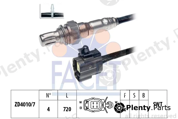 Facet 10.7231 — Lambda Sensor Made in Italy - OE Equivalent