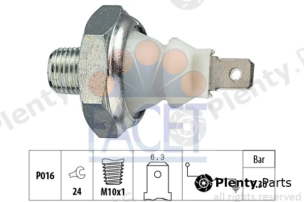 Facet 7.0085 — Oil Pressure Switch Made in Italy - OE Equivalent