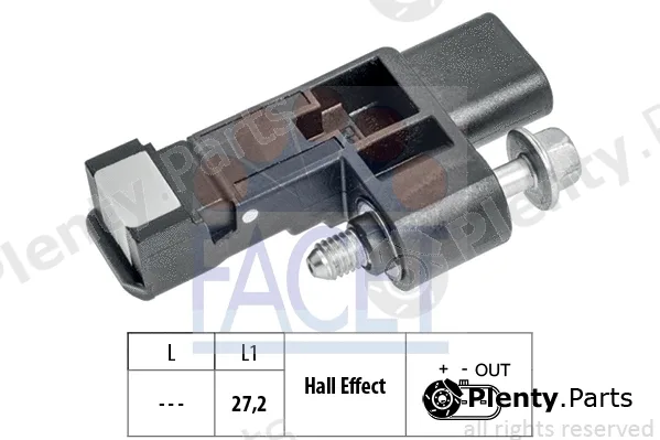 Facet 9.0789 — Sensor, crankshaft pulse OE Equivalent