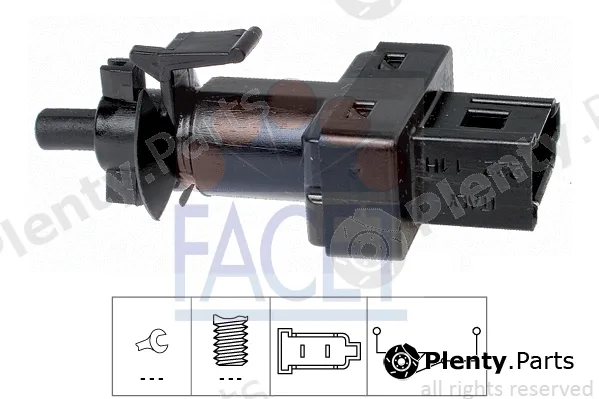 Facet 7.1222 — Stop Light Switch Made in Italy - OE Equivalent