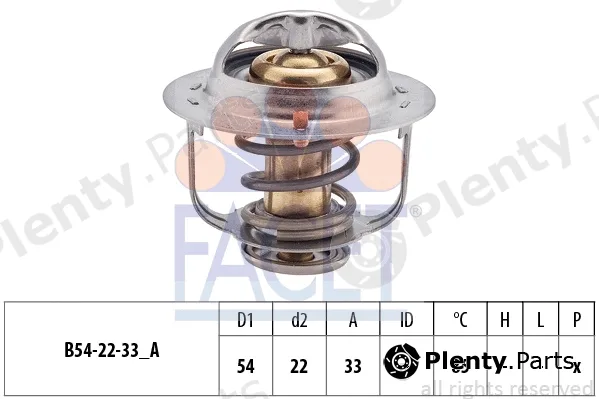 Facet 7.8224S — Thermostat, coolant Made in Italy - OE Equivalent