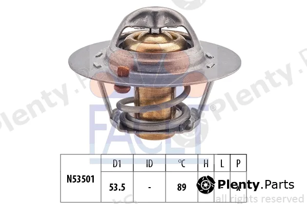 Facet 7.8416S — Thermostat, coolant Made in Italy - OE Equivalent