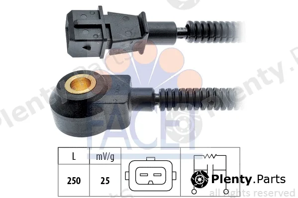Facet 9.3205 — Knock Sensor Made in Italy - OE Equivalent