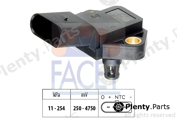 Facet 10.3083 — Air Pressure Sensor, altitude adaption Made in Italy - OE Equivalent