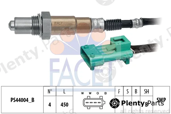 Facet 10.8206 — Lambda Sensor Made in Italy - OE Equivalent