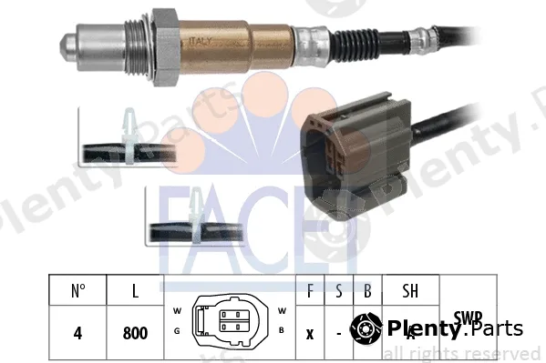 Facet 10.8561 — Lambda Sensor Made in Italy - OE Equivalent