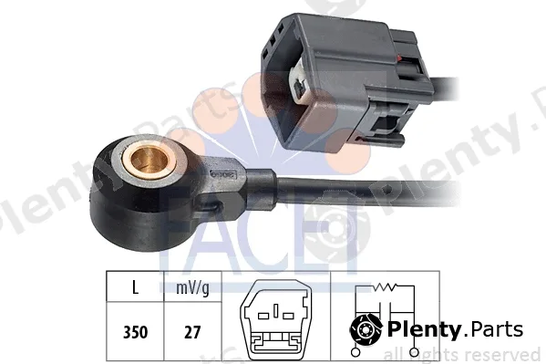 Facet 9.3187 — Knock Sensor Made in Italy - OE Equivalent