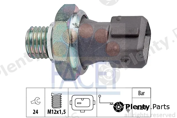 Facet 7.0071 — Oil Pressure Switch Made in Italy - OE Equivalent