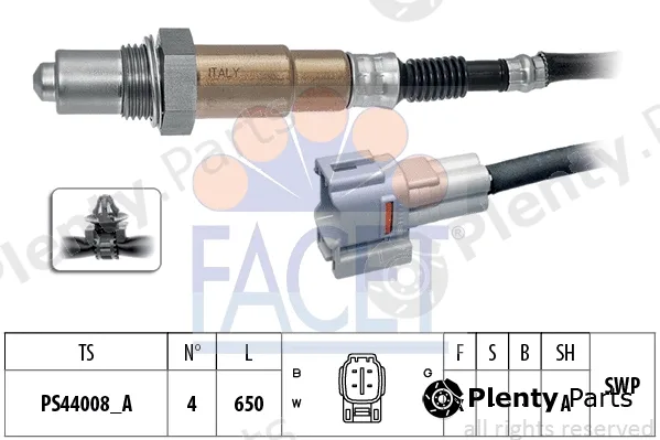Facet 10.8505 — Lambda Sensor Made in Italy - OE Equivalent