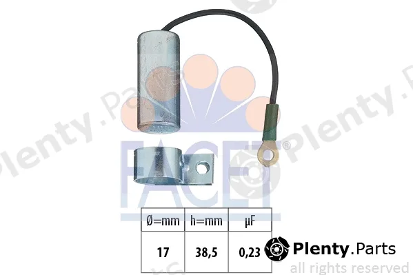 Facet 0.0323 — Capacitor, ignition system Made in Italy - OE Equivalent