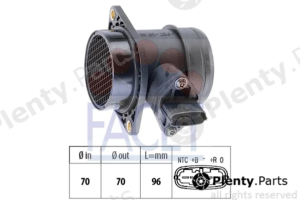 Facet 10.1031 — Mass Air Flow Sensor Made in Italy - OE Equivalent