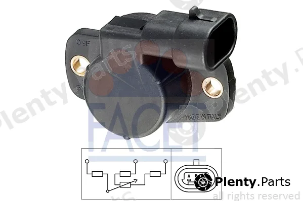 Facet 10.5096 — Sensor, throttle position Made in Italy - OE Equivalent