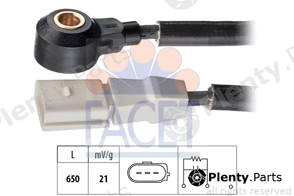Facet 9.3183 — Knock Sensor Made in Italy - OE Equivalent