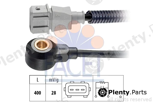 Facet 9.3203 — Knock Sensor Made in Italy - OE Equivalent