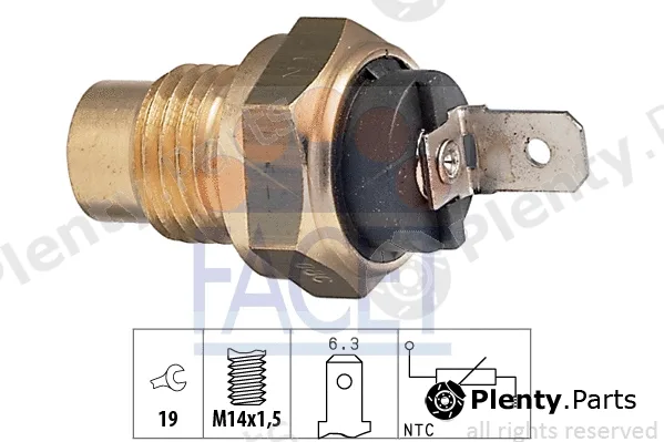 Facet 7.3096 — Sensor, oil temperature Made in Italy - OE Equivalent