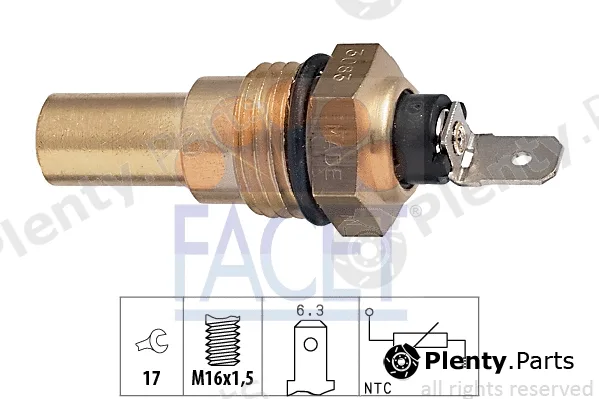 Facet 7.3083 — Sensor, coolant temperature Made in Italy - OE Equivalent