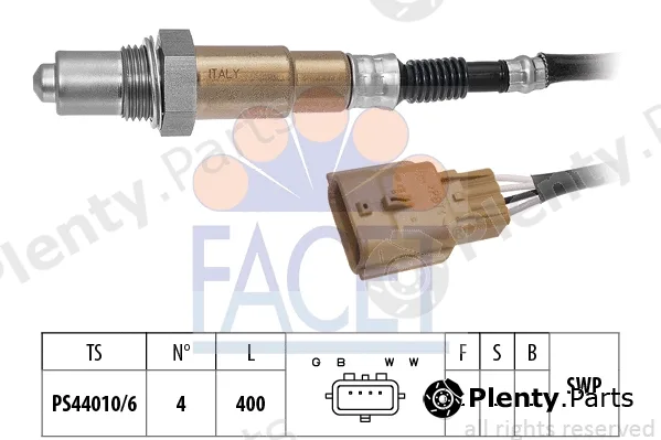 Facet 10.8558 — Lambda Sensor Made in Italy - OE Equivalent