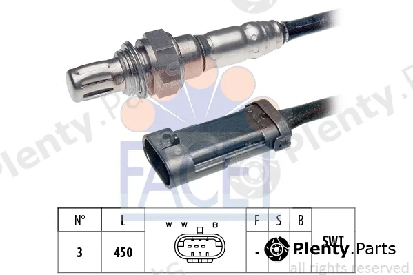 Facet 10.7710 — Lambda Sensor Made in Italy - OE Equivalent