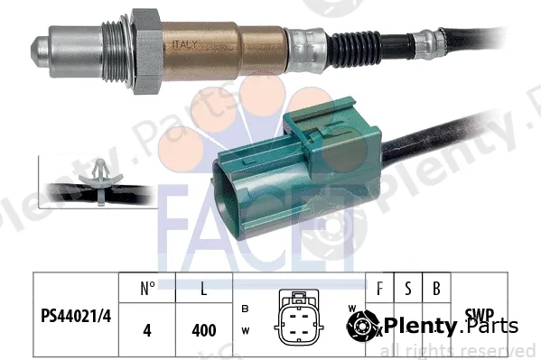 Facet 10.7759 — Lambda Sensor Made in Italy - OE Equivalent