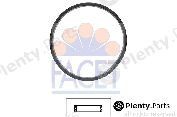 Facet 7.9649 — Seal, thermostat Made in Italy - OE Equivalent