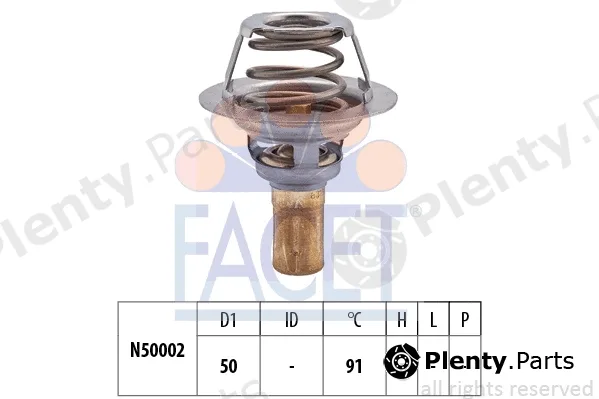 Facet 7.8327S — Thermostat, coolant Made in Italy - OE Equivalent