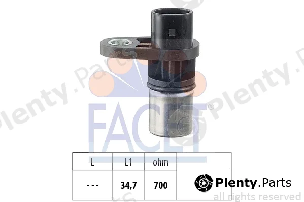 Facet 9.0292 — Sensor, crankshaft pulse Made in Italy - OE Equivalent