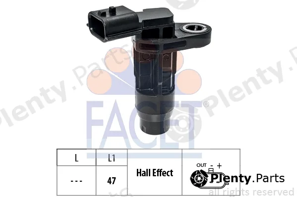 Facet 9.0768 — Sensor, crankshaft pulse OE Equivalent