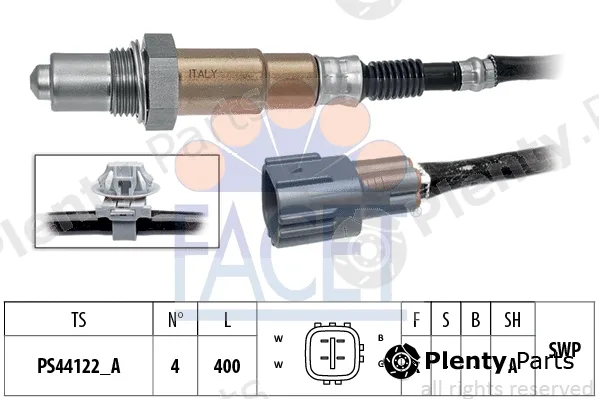 Facet 10.8604 — Lambda Sensor Made in Italy - OE Equivalent