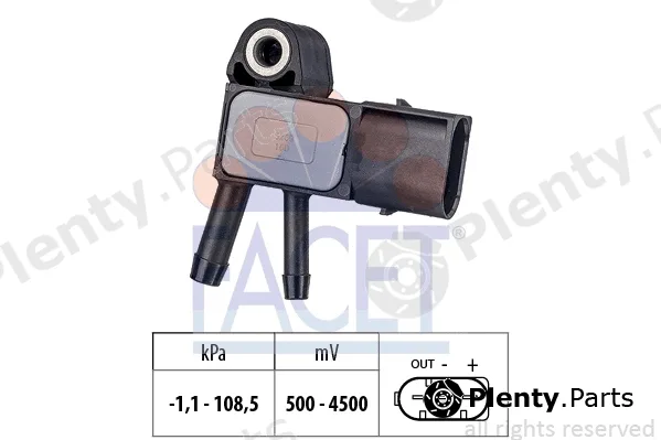 Facet 10.3269 — Air Pressure Sensor, altitude adaption Made in Italy - OE Equivalent