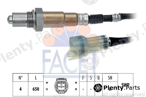 Facet 10.8563 — Lambda Sensor Made in Italy - OE Equivalent