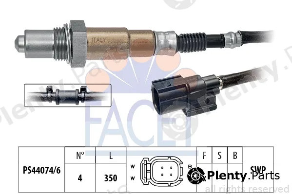 Facet 10.8152 — Lambda Sensor Made in Italy - OE Equivalent