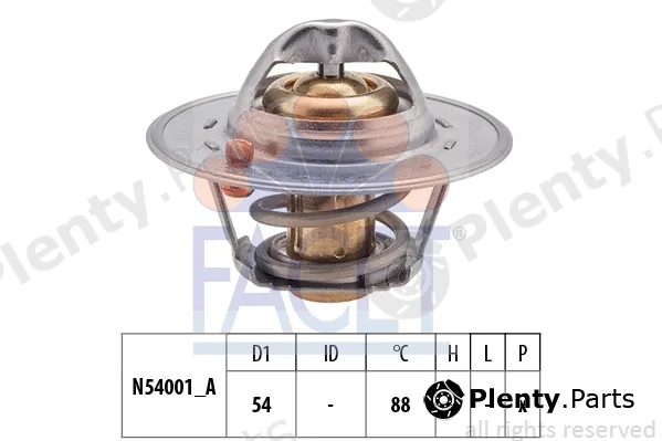 Facet 7.8202S — Thermostat, coolant Made in Italy - OE Equivalent