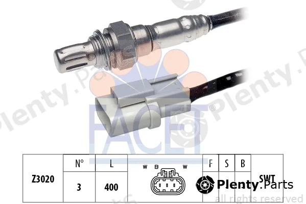 Facet 10.7327 — Lambda Sensor Made in Italy - OE Equivalent