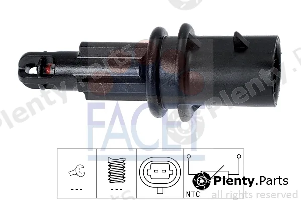 Facet 10.4033 — Sensor, intake air temperature Made in Italy - OE Equivalent